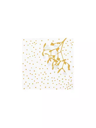 RAEDER | Weihnachts-Servietten 33x33cm MISTELZWEIG | 